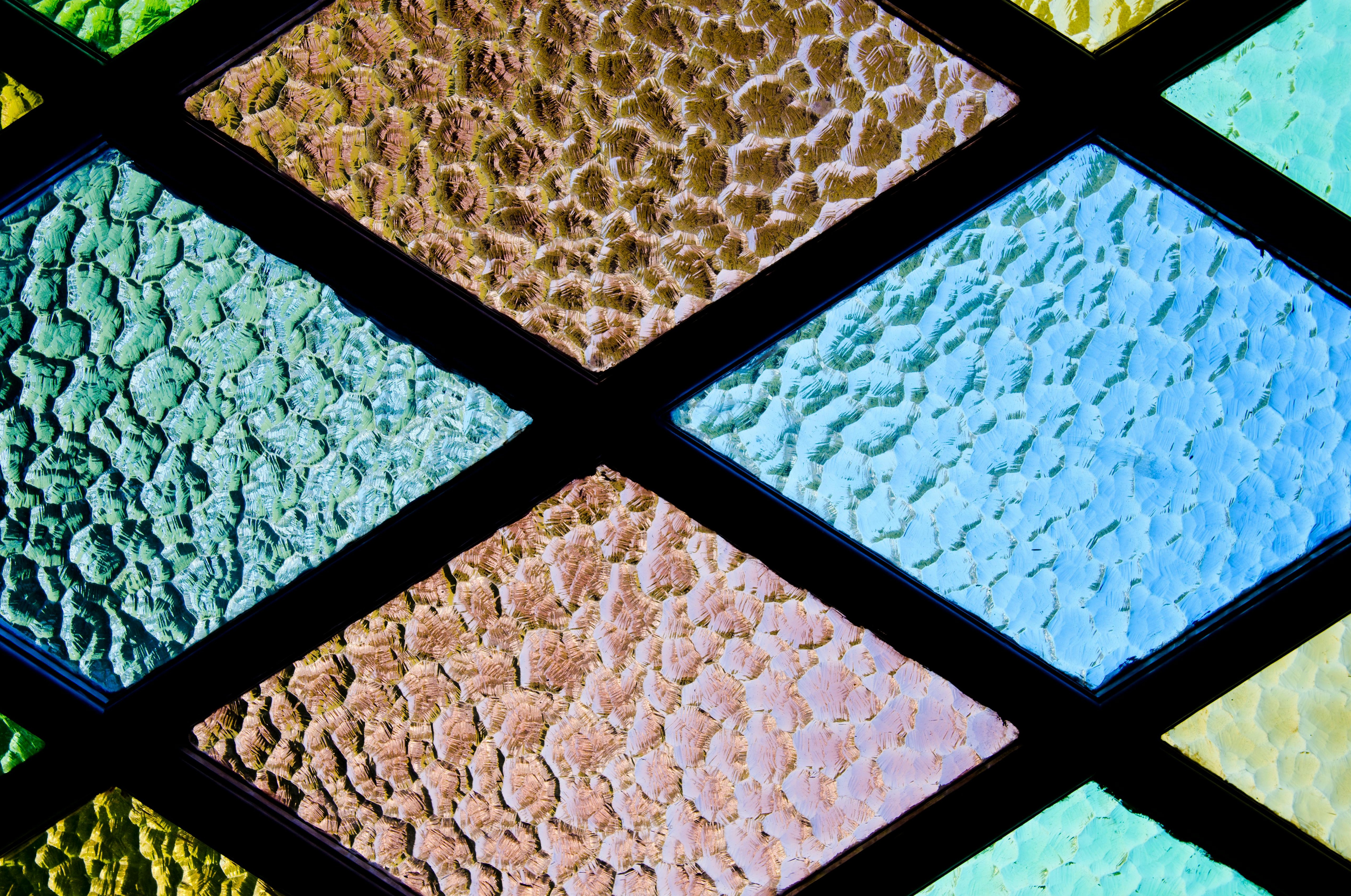 Catholic Poetry Room stained glass